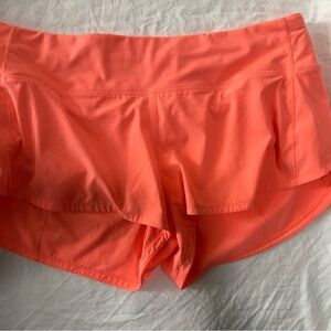 Lululemon Athletica Vibrant Coral Athletic Shorts 8
